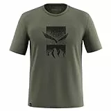 Salewa Eagle 3Cime T-Shirt Herren, Verblasstes Grün, L