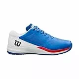 Wilson Herren Rush PRO ACE Clay Tennisschuh, Deja Vu Blue/White/Infrared, 43 1/3 EU