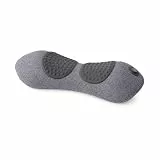 Azarton 3-in-1 Rückenmassagegerät mit Wärme und Vibration, ergonomischer Rückenstrecker aus Memory-Schaum, tragbares Massagekissen für Nacken, Schultern & unteren Rücken