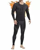 MEETWEE Thermounterwäsche Herren Atmungsaktiv Männer Thermo Funktionswäsche Winter Skiunterwäsche Unterwäsche Thermounterhemd Thermounterhose Base Layer Ski Winter Sport