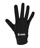 JAKO Unisex Feldspielerhandschuhe Funktion, Schwarz, 5