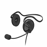 Hama PC Headset, On Ear Kopfhörer mit Nackenbügel (mit Lautstärkeregler und verstellbarem Mikrofon, inkl. Y-Adapter 2X 3,5mm Klinke, 2m langes Kabel, für Videocalls, Homeoffice, eLearning) schwarz