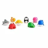 Munchkin Ocean Squirters Baby Bath Toy | Bath Toys for Children and Toddlers | Baby Essentials | Baby Bath Toys & Shower Toys for Children | 8 Pack | Ocean