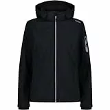 CMP - Damenjacke mit Kapuze und Reißverschluss, Schwarz, S