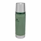 Stanley Classic Legendary Thermosflasche 473 ml - Thermos Hält 15 Stunden Heiß Oder Kalt - Edelstahl Thermoskanne - BPA-Frei - Spülmaschinenfest - Hammertone Green