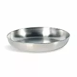 Tatonka Small Plate (Ø 19 cm) - Camping-Teller aus hochwertigem Edelstahl (18/8) - Lebensmittelecht und resistent gegen Fruchtsäuren