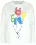 EMP Stage Collection Damen Sweatshirt Sweatshirt Logo altweiß L