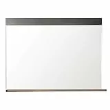 trendteam smart living - Indy - Garderobenspiegel - Eiche/Grau - Wandspiegel mit vollständiger Spiegelfläche - (BxHxT) 90 x 69 x 16 cm - für Flur, Wohnzimmer oder Badezimmer