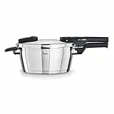 Fissler Vitaquick/Schnellkochtopf (3,5 L, Ø 22 cm) Edelstahl-Dampfkochtopf, 2-Garstufen, Made in Germany - Induktion