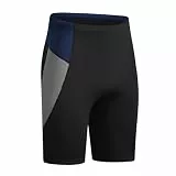 doorslay 3mm Neopren Tauchshorts Warme Hosen für Männer Frauen Schwimmen Surfen Schnorcheln Wassersport Hitzeschutz (Dunkelgrau L)
