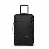 Eastpak Tranverz S Kabinentrolley 42L (51 x 32,5 x 24 cm), robuster Koffer mit Rollen, leichtes Handgepäck mit 2 Fächern, Teleskopgriff & TSA-Schloss - BLACK