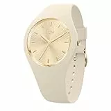 ICE-WATCH - Ice Champagne Almond Skin - Beige Damenuhr mit Silikonarmband - 025351 (Medium)