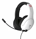 Turtle Beach Airlite Fit Schwarz und Weiß Wired Gaming Headset Offiziell Lizenziert für Nintendo Switch, Lite und OLED – Flip-to-Mute Mic, Over-Ear Premium Komfort