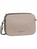 Liebeskind Berlin Umhängetasche Luka – Cross-Body Bag aus Leder mit verstellbaren Schulterriemen – kleine Schultertasche, Fächer mit Reißverschluss – Shoulder Bag, 14.5 x 20.5 x 7 cm,Stone