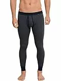 Schiesser Herren Lange Unterhose Mit Eingriff - Feinripp Retroshorts, Dunkelblau_154800, M EU