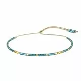 KELITCH Damen Strand Armbänder Boho MIYUKI Perlen Freundschaftsarmbänder Neue Sommer Strand Regenbogen Armbänder