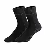 YDQUANI Neoprensocken 3mm Neoprenanzug-Socken, rutschfeste Neoprenanzug-Stiefel, Kaltwasser-Schwimmsocken, Tauchsocken für Damen und Herren, Schwimmen im offenen Wasser, Surfen, Kajakfahren