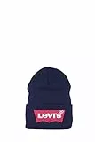 Levi's Herren Oversized Batwing Beanie Strickmütze, Schwarz (Noir Regular Black 59), Einheitsgröße
