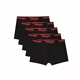 Wrangler Willox Herren Boxershorts Baumwolle Mehrpack 5er | Bequeme Unterwäsche Herren Für Alltag Sport Freizeit | Elastische Trunks Atmungsaktiv | Unterhosen Männer Set