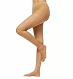 Nur Die Goodbye Laufmaschen 20 DEN Strumpfhose verhindert Laufmaschen transparente Fein-Strumpfhose matte Optik Damen, mandel, M