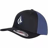 Volcom Full Stone Flexfit Cap (Navy, L/XL)
