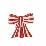 Bogenkerzenhalter, Bogenkegelkerzenhalter, Französischer Romantischer Kerzenständer, Keramikkerzenständer, Dekorativer Kerzenständer für Zuhause (Rot)