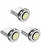EndlesShine Magnet Adapter Spitzen 3 Pack 9PIN USB 2.0 Telefon OTG Ladeersatzspitzen fürmicro Android Gerätemagnetischer Telefonkabel Steckeradapter (Micro USB)