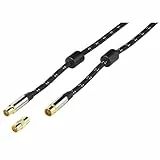 Vivanco 48138 Koaxialkabel 1,5 m F schwarz