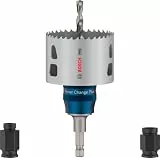 Bosch 5x PRO Multi Material Power Change Plus Starter Set (für Weichholz, Trockenbauwand, Ø 68 mm, Professional Zubehör Bohrmaschine)