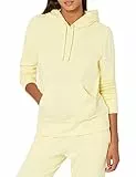 Amazon Essentials Damen Fleece-Kapuzenpullover in normaler Passform (in Übergröße erhältlich), Hellgelb, M