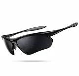 Lamicall Sportbrille Herren, Fahrradbrille Damen Sonnenbrille - [22g Ultraleicht & Multifunktional] Polarisierte Schnelle Brille mit UV400 Schutz, TR-90 Sport Brille für Fahrrad, Laufen, Autofahren