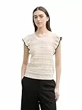TOM TAILOR Denim Damen 1046678 Pullunder, 10332-Off White, XXL