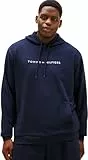Tommy Hilfiger Herren Hoodie mit Kapuze, Blau (Desert Sky), 5XL