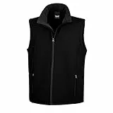 Ergebnis r232 m bedruckbar Softshell Bodywarmer Medium schwarz/schwarz
