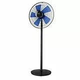 Taurus Boreal Elegance 16C Oszillierender Säulenventilator, Höhe 132 cm, automatisches Oszillationssystem, 3 Flügel/40 cm Durchmesser, 40 W, mehrfarbig