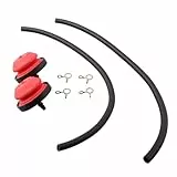 Pumixiy Rasenmäher-Primerpumpe Ersatz für Tecumseh 951-10639 751-10639A 570682A, Kraftstoffpumpe mit Schlauch im Lieferumfang enthalten für MTD 570682 Motorreparatur (2 Stück)