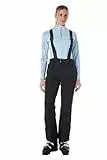 killtec Damen Funktionshose/Skihose mit abnehmbaren Trägern KSW 249 WMN SKI PNTS, schwarz, 40, 37559-000