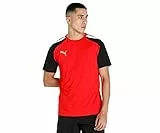 PUMA Teampacer Jersey T-Shirt, Red Black White, M