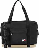 Tommy Jeans Herren Duffle Bag Tasche Daily Weekender, Schwarz (Black), Einheitsgröße