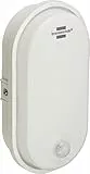 Brennenstuhl LED Ovalleuchte OL 1650 P (15W, 1680lm, 4000K, IP54, Kellerlampe zur Wandmontage mit Bewegungsmelder)
