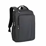 Rivacase Laptop Rucksack bis 15,6 Zoll – leichter und trendiger Stadtrucksack mit extra gepolsterten Seiten – schlicht und elegant- ein Fach für Dokumente und Tablet bis 10,1 Zoll