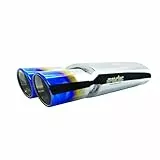 SIMONI Racing ESR758/B Universal-Sportauspuff aus Edelstahl