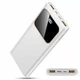 Coucur Power Bank 10000mAh, USB C Powerbank 22.5W Schnellladefunktion, Externe Handyakkus mit LED Digitalanzeige, Akkupack Kompatibel mit iPhone