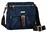 TOM TAILOR Rina Damen Überschlagtasche Umhängetasche Klein Blau