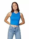Mavi Damen Sleeveless TOP T-Shirt, nebulas Blue, M/