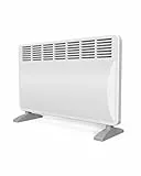 AIRMATE Elektroheizung, 1500W Heizlüfter Energiesparend, Leiser Konvektor Heizung Elektrisch, Elektroheizung Wandmontage mit Überhitzungs Und Kippschutz,Mobile Heizkörper (milchig)