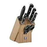 ZWILLING Professional S Messerblock mit Messer 7-teilig, Rostfreier Spezialstahl, Made in Germany, Holz