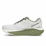 Saucony Men's Triumph 22 Sneaker, White/Olivine, 46 EU
