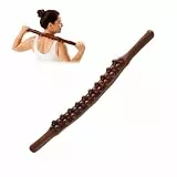 31 Perlen Gua Sha Wooden Therapy Stab - Gua Sha Wood Stick Holz Cellulite Körper Faszienstab Massagestab Guasha Massagegerät Body Gua Sha Faszienrolle, Zur Massage Nacken, Rücken, Beinen Und Armen