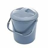 Rotho Babydesign, Bella Bambina, Kunststoff-Windeleimer geruchsdicht ohne Nachfüllkassetten, umweltfreundlich & hygienisch, ideal für den Wickeltisch 26×26×31 cm (L×B×H), 10 L, blau